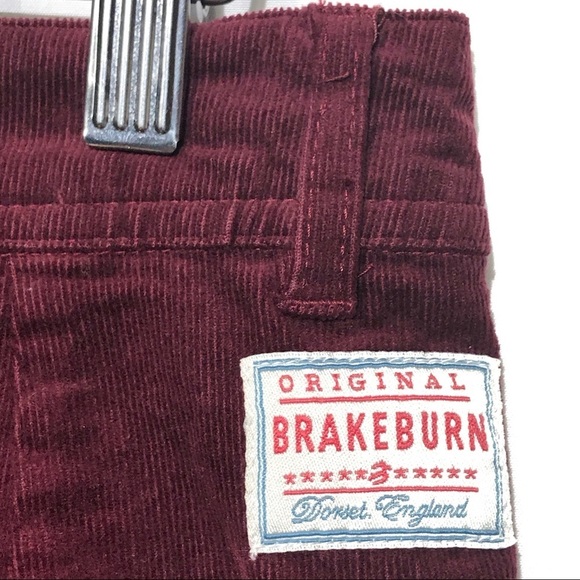 Brakeburn berry colored corduroy skirt size UK 10 - Picture 5 of 8